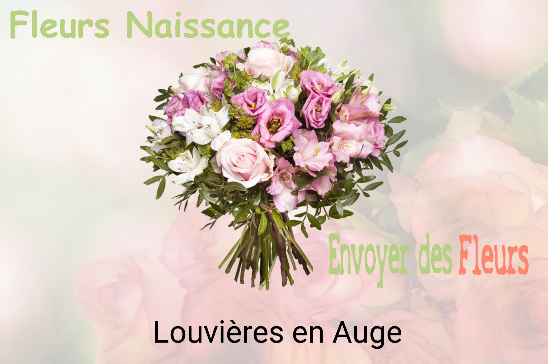 Bouquet de fleurs de naissance livré à Louvières-en-Auge